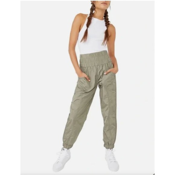 Free People Pants - Free People The Way Home Jogger Womens Regular Large Green Pants Lightweight